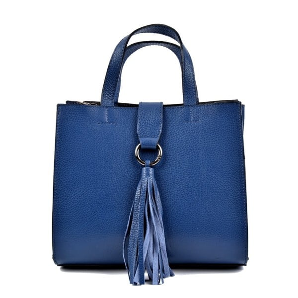 Modra usnjena torbica Roberta M Duro