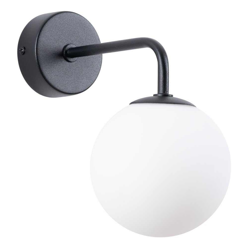 Črna/bela stenska svetilka Beam