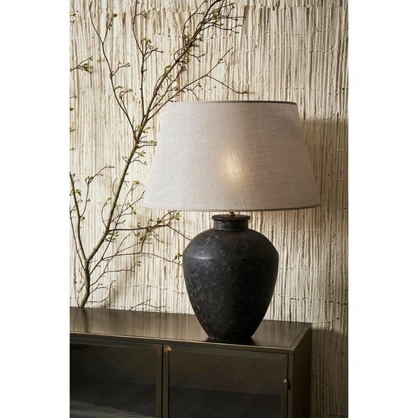 Črna noga svetilke 47 cm Laos - Côté Table-image-1