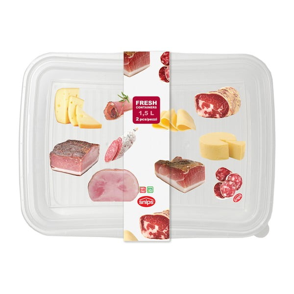 2-delni komplet posodic za hrano Snips Classic, 1,5 l-image-1