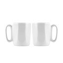 Bele lončene skodelice za espresso v kompletu 2 ks 80 ml Fuori – Vialli Design