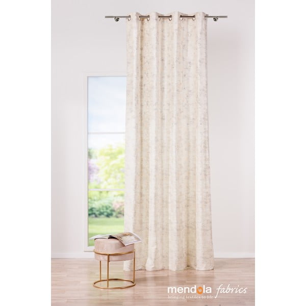 Kremno bela zavesa 140x260 cm Lhasa – Mendola Fabrics-image-1