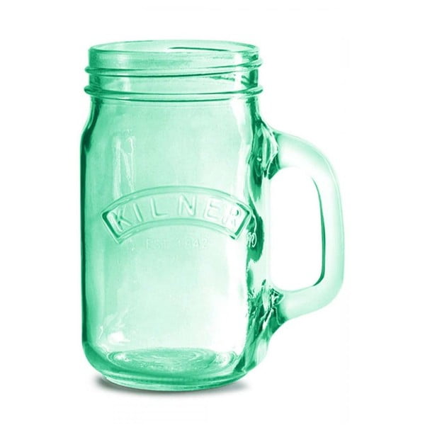 Steklo z ročajem Kilner, zeleno