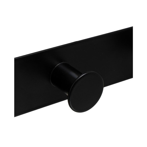 Bel/črn kovinski obešalnik za vrata 35 cm – Casa Selección-image-1