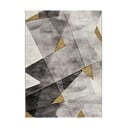Sivo-rumena preproga Bianca Grey, 140 x 200 cm