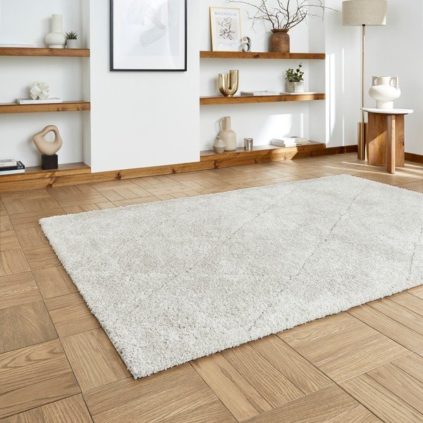 Svetlo siva preproga 160x230 cm Ideal Shaggy – Think Rugs-image-2