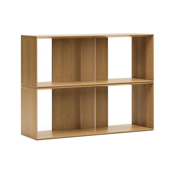 Sistem modularnih polic v hrastovem dekorju 2 ks 101x76 cm Litto – Kave Home-image-2