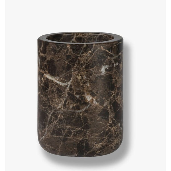 Rjava marmorna skodelica za zobne ščetke Marble - Mette Ditmer Denmark
