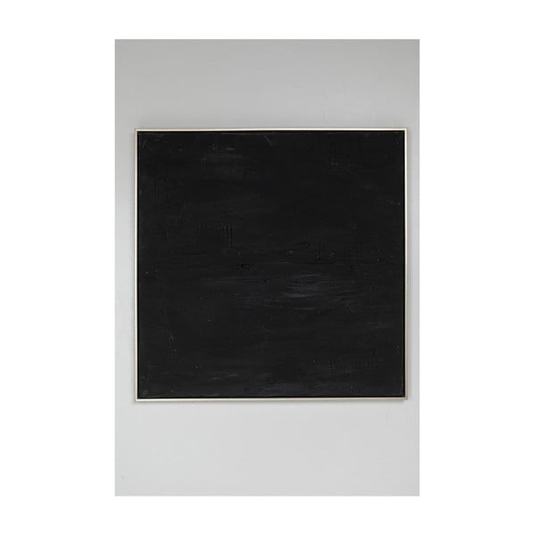 Oljna slika Kare Design Abstract Deep Black, 80 x 80 cm