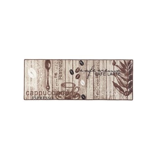 Rjava kuhinjska preproga Hanse Home Delicious Coffee, 67 x 180 cm