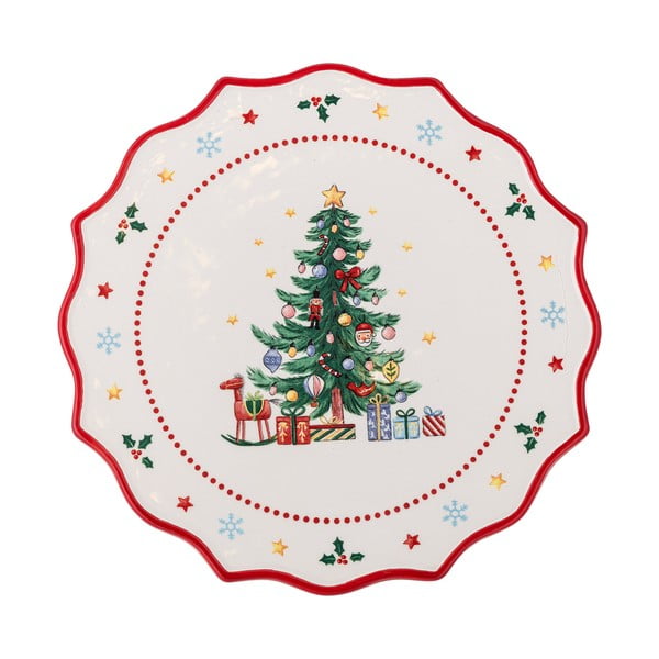 Keramičen etažer z božičnim motivom Naive – Bloomingville-image-2