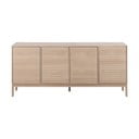 Nizka komoda v hrastovem dekorju 180x80 cm Linley – Actona