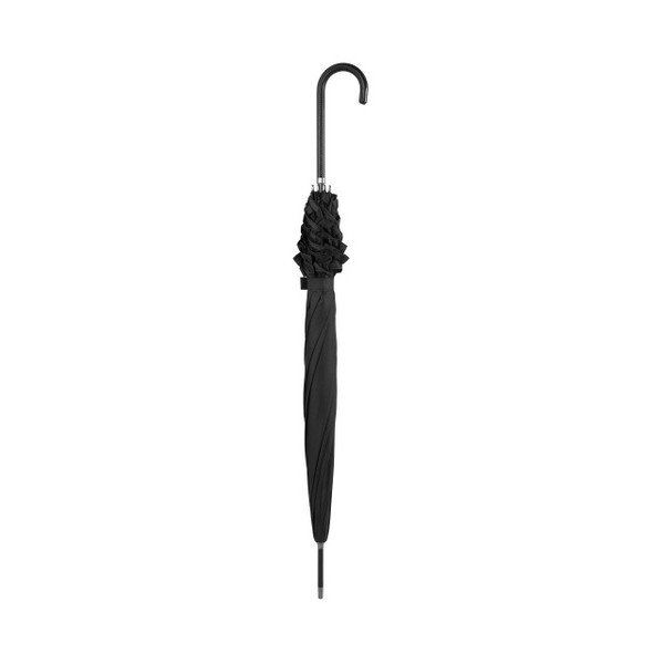 Črni poročni dežnik Ambiance Scallop, ⌀ 92 cm-image-1