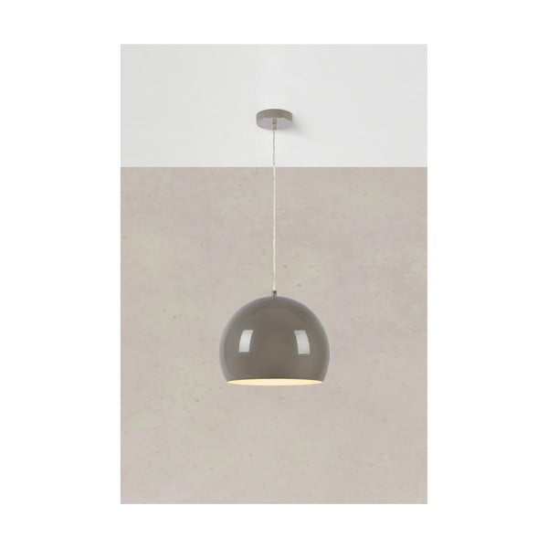 Sivo-bež viseča svetilka s kovinskim senčilom ø 28 cm Pop – Markslöjd-image-3
