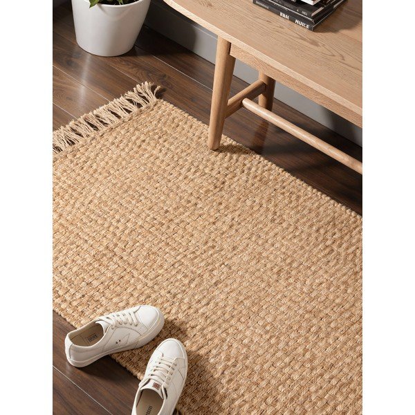 Ročno tkan tekač iz jute v naravni barvi 80x200 cm Fjord – Hanse Home-image-2