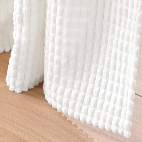 Bela žametna zavesa 140x260 cm Swing – douceur d'intérieur-image-4