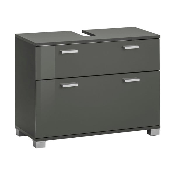 Siva omarica za pod umivalnik 70x55 cm Rowan – Støraa-image-1