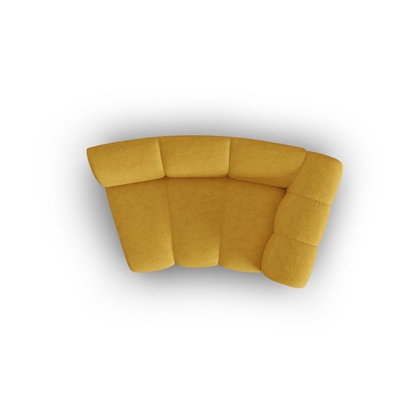 Rumena modularna sedežna garnitura (desni kot) Lupine – Micadoni Home-image-4