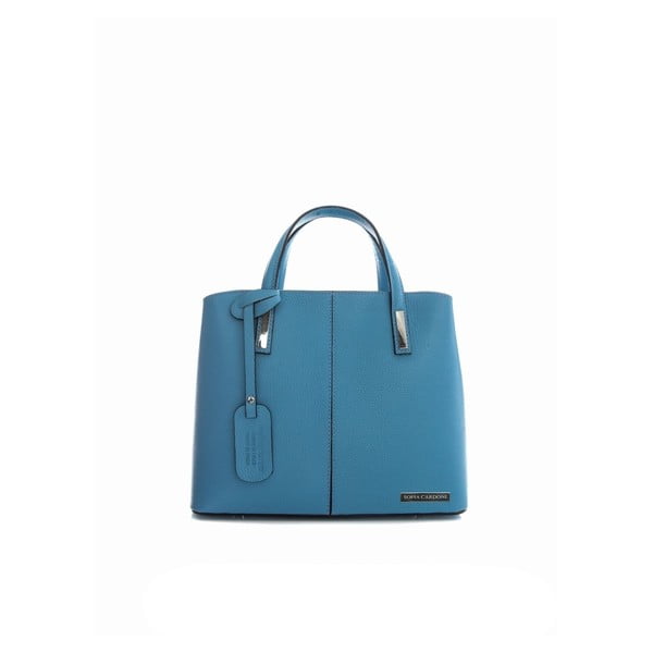 Modra usnjena torbica Sofia Cardoni Troso