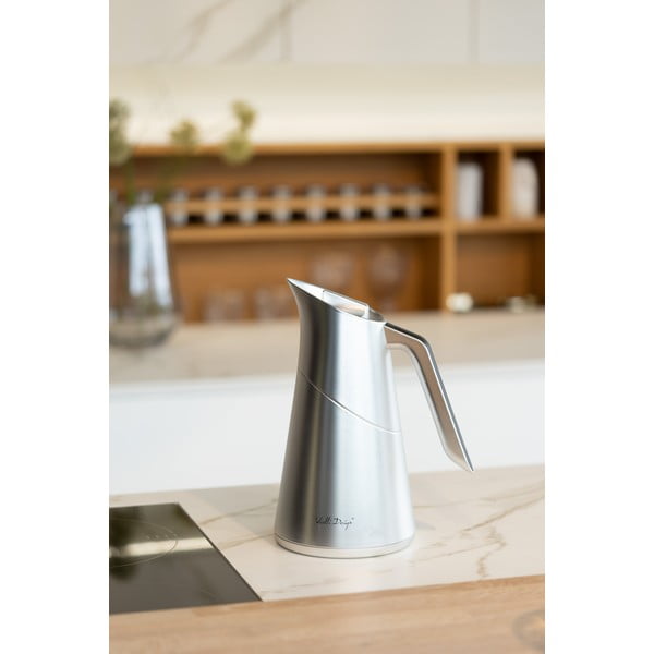 Termoska v mat srebrni barvi 1 l Soho – Vialli Design-image-4