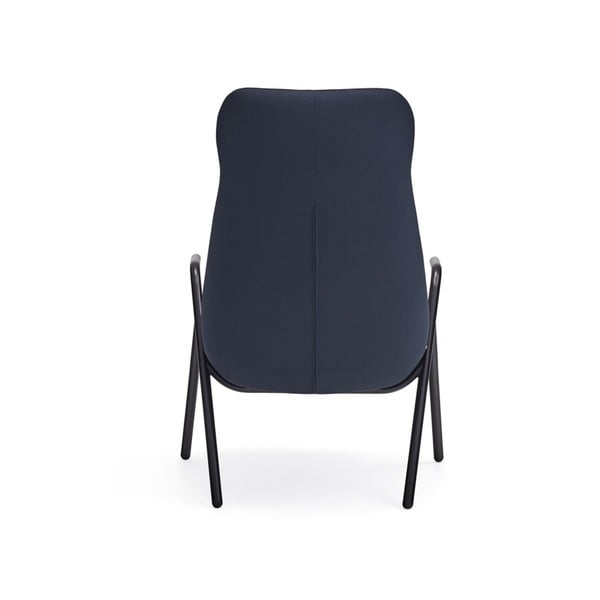 Temno moder fotelj Teulat Dins, višina 114 cm-image-4