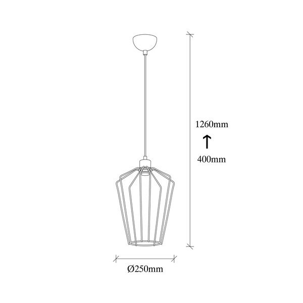 Črna kovinska viseča svetilka Opviq lights Desponia-image-3