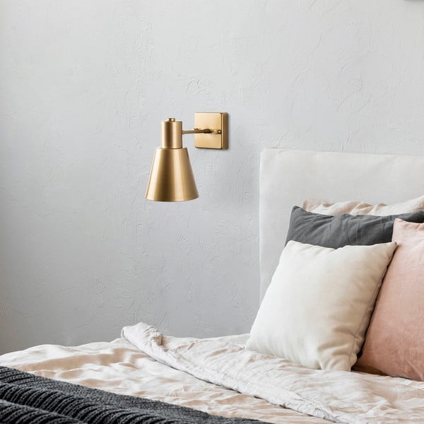 Stenska svetilka v zlati barvi ø 14 cm Funnel – Opviq lights-image-2