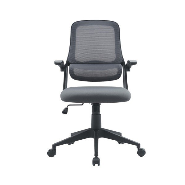 Siv oblazinjen pisarniški stol Gilmore – Yes Everyday-image-1