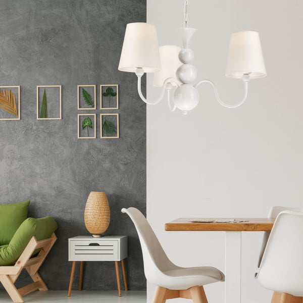 Bela viseča svetilka - LAMKUR-image-2