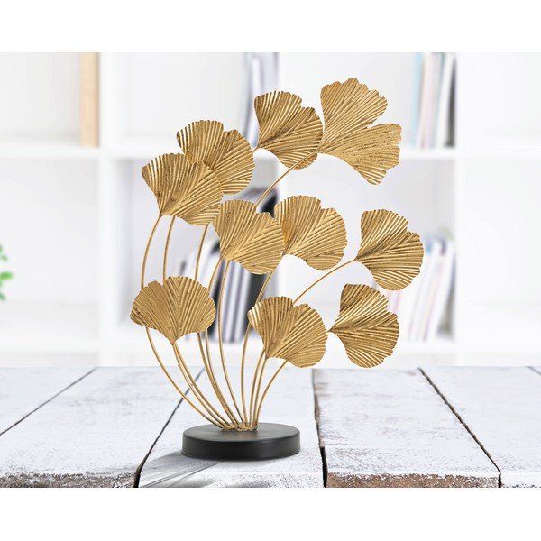 Kovinski kipec v zlati barvi Mauro Ferretti Wind Leaf-image-1
