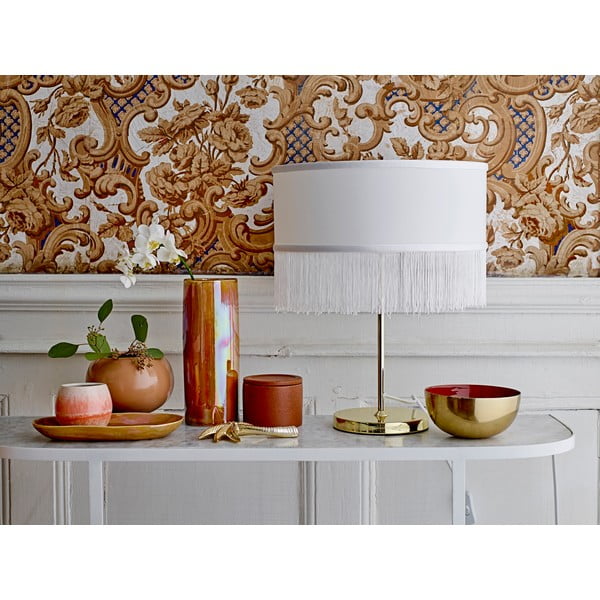 Rožnato-oranžna/kremno bela keramična skodelica 280 ml Paula – Bloomingville-image-3