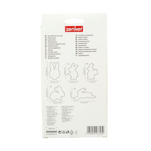 Komplet 5 velikonočnih modelov Zenker Easter-image-2