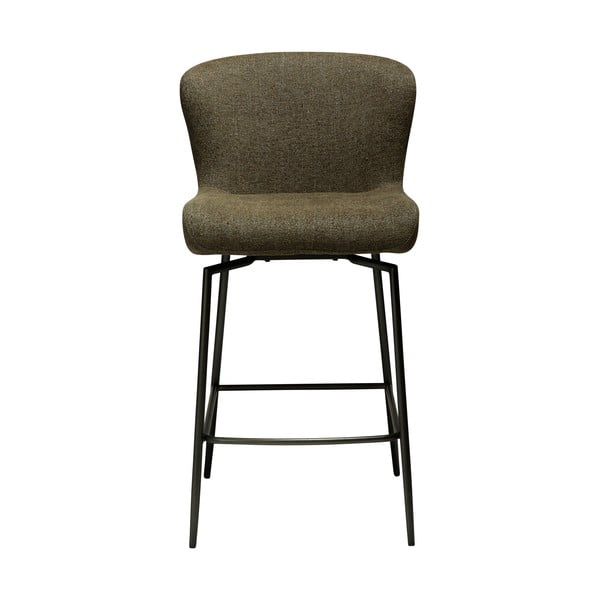 Kaki zelen oblazinjen barski stol (višina sedeža 67,5 cm) Glam – DAN-FORM Denmark-image-4