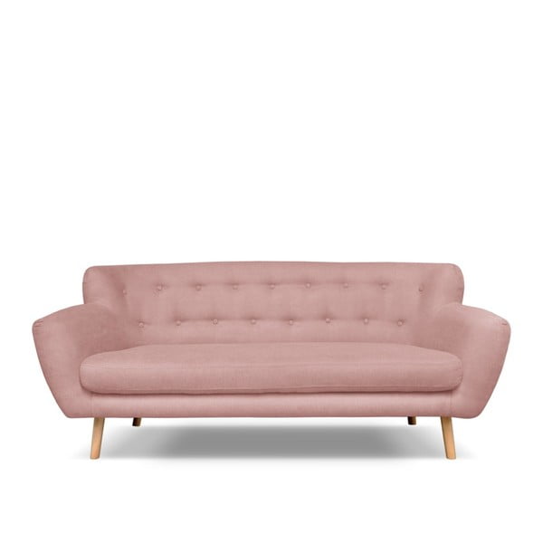 Svetlo roza kavč Cosmopolitan Design London, 192 cm