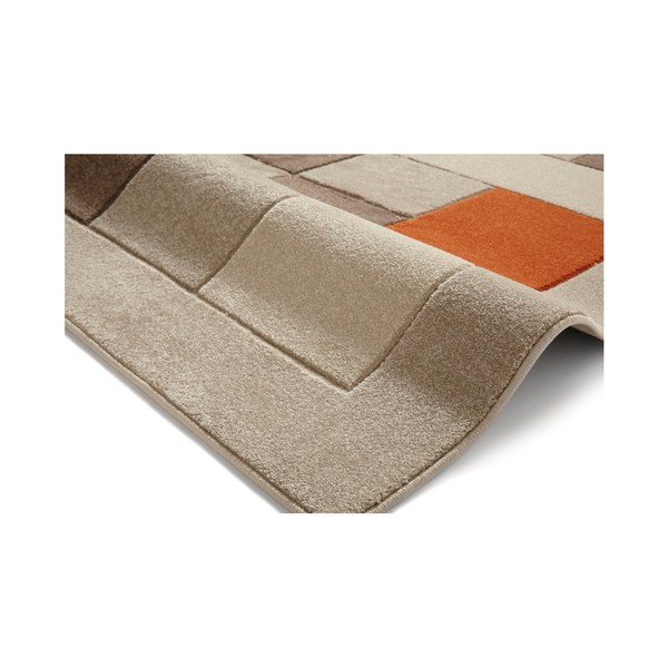Bež-oranžna preproga Think Rugs Matrix, 60 x 120 cm-image-2