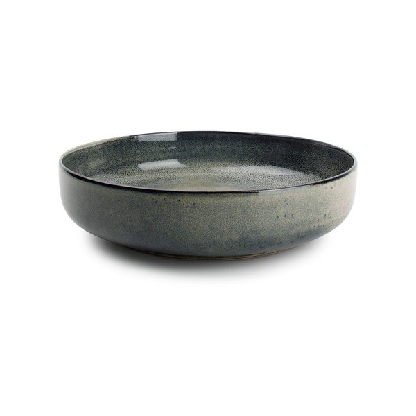 Zelen/moder servirni krožnik iz kamenine ø 28 cm Meridian – Salt&Pepper