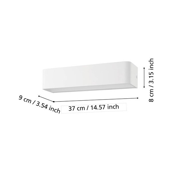 Bela LED stenska svetilka SANIA 4 – EGLO-image-2