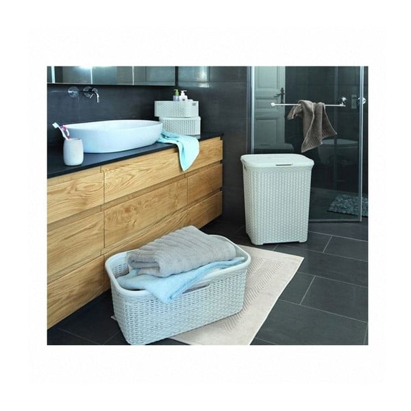 Svetlo siv koš za perilo Curver Hamper, 60 l-image-1