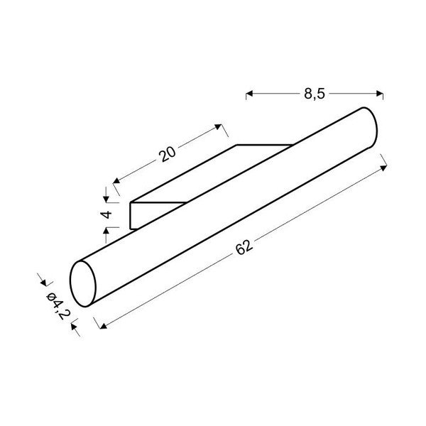 Bela LED stenska svetilka Universe – Candellux Lighting-image-2