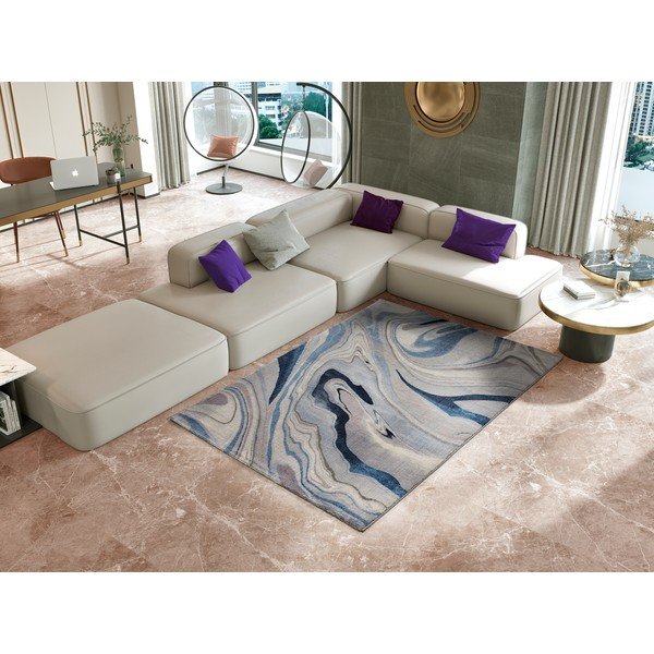 Modro-siva preproga Universal Sylvia, 120 x 170 cm-image-1