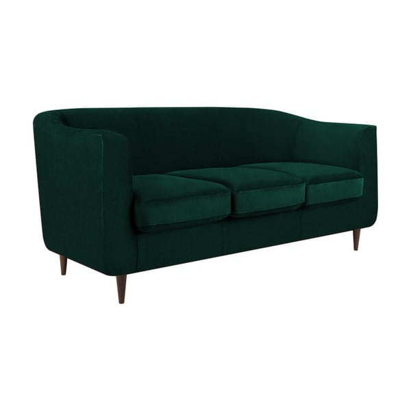 Temno zelen kavč Kooko Home Glam, 175 cm