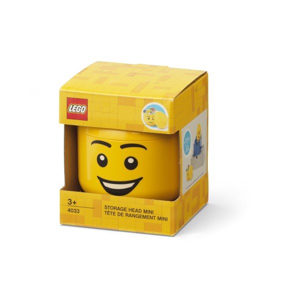 Otroška plastična škatla za shranjevanje Head - LEGO®-image-1