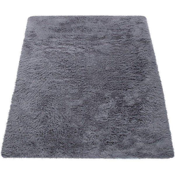 Antracitno siva pralna preproga 120x180 cm Pelush Anthracite – Mila Home-image-4