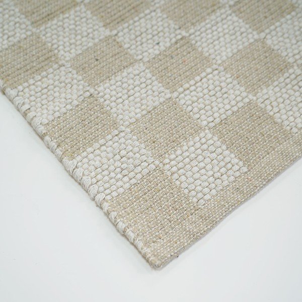 Pralna preproga iz mešanice bombaža v naravni barvi 50x80 cm Jenna – douceur d'intérieur-image-3