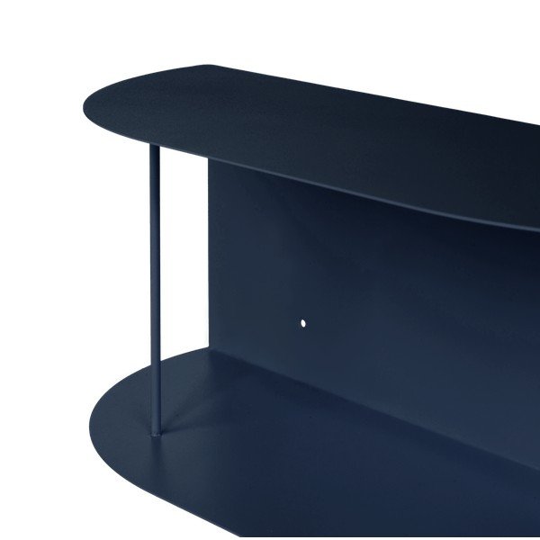 Temno modra večnivojska kovinska polica 80 cm Lina – noo.ma-image-4
