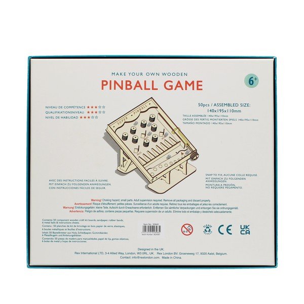 Komplet za ustvarjanje DIY Pinball – Rex London-image-3