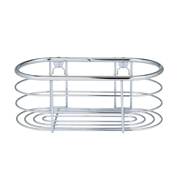 Srebrna polica za tuš Wenko Trestina, 26 x 11 cm-image-3