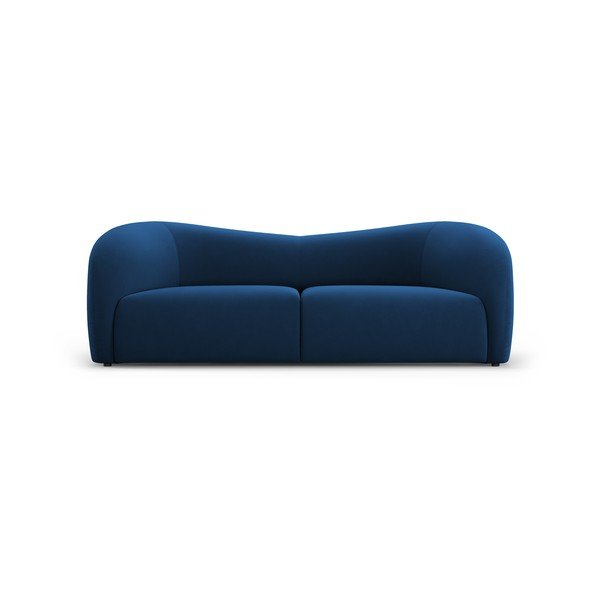 Modra žametna sedežna garnitura 197 cm Santi – Interieurs 86
