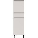 Kremno bela ozka visoka kopalniška omarica 34x120 cm Salinas – Germania