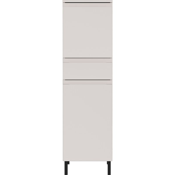 Kremno bela ozka visoka kopalniška omarica 34x120 cm Salinas – Germania